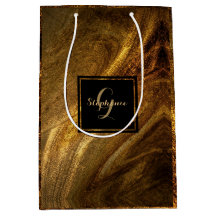 抽象芸術ブラウンラグジュアリー金ゴールドグリッターシモダンック