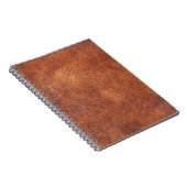 抽象芸術ブラウンレザーテクスチャバックグラウンドレザー, t ノートブック (右側)