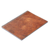 抽象芸術ブラウンレザーテクスチャバックグラウンドレザー, t ノートブック (左側)