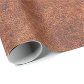 抽象芸術ブラウンレザーテクスチャバックグラウンドレザー、t ラッピングペーパー (ロールコーナー)