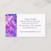 抽象芸術ブラシストロークのテクスチャ。 名刺 (裏面)