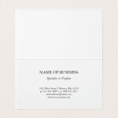 抽象芸術ブラシストローク赤ターコイズ 名刺 (内部フラット)