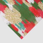 抽象芸術ブラシストローク金ゴールドグリッタークリスマス 薄葉紙 (詳細)