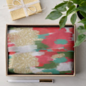 抽象芸術ブラシストローク金ゴールドグリッタークリスマス 薄葉紙 (ギフト)