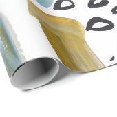 抽象芸術ブラシ ラッピングペーパー (ロールコーナー)