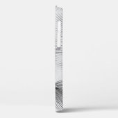 抽象芸術ブラックの花：グレーのエレガンス。 Case-Mate iPhoneケース (裏面 / 左)