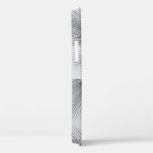 抽象芸術ブラックの花：グレーのエレガンス。 Case-Mate iPhoneケース (裏面 / 右)