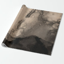 抽象芸術ブラックアイボリークリーミー絵画インクズアーバン