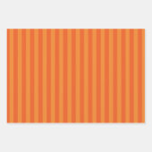 抽象芸術ブラックオレンジハロウィンギフト ラッピングペーパーシート (正面3)