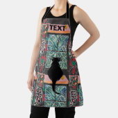 抽象芸術ブラックキャット、マティススタイル、追加文字、エプロン エプロン (インサイチュ)