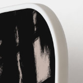 抽象芸術ブラックスクリプト名ピックボールパドル ピックルボールラケット (左詳細)