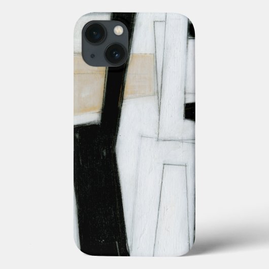 抽象芸術ブラック&ホワイト絵画ズ Case-Mate iPhoneケース (裏面)