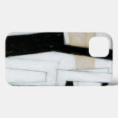 抽象芸術ブラック&ホワイト絵画ズ Case-Mate iPhoneケース (裏面 (横))