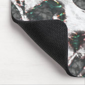 抽象芸術ブラック&ホワイト(カラー詳細または不合格) マウスパッド (コーナー)