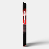 抽象芸術ブラック&レッドデザインプレミアムエレクトロニクス – Case-Mate iPhoneケース (裏面 / 左)