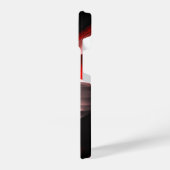 抽象芸術ブラック&レッドデザインプレミアムコレクション –  iPhoneケース (左側面)