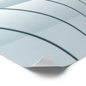 抽象芸術ブルバードフラクタルプリント ポスター (角)