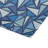 抽象芸術ブルーアイスクリスタル カッティングボード (角)