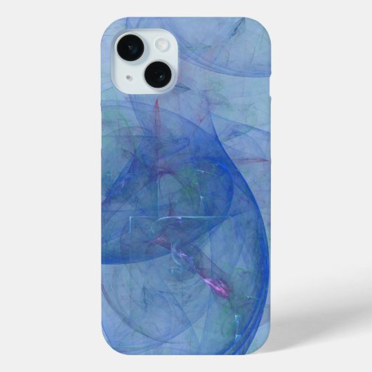 抽象芸術ブルーアート Case-Mate iPhoneケース (裏面)