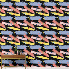 抽象芸術ブルーイエローピンク 壁紙