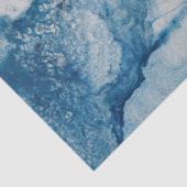 抽象芸術ブルーウェーブまたはクリームデコパージュの雲 薄葉紙 (詳細)