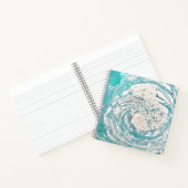 抽象芸術ブルーウェーブアモダンート ノートブック (内部)