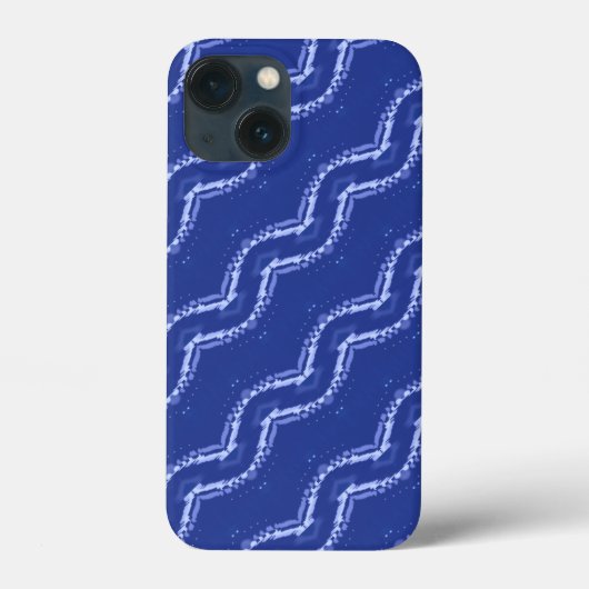 抽象芸術ブルーウェーブ Case-Mate iPhoneケース (裏面)