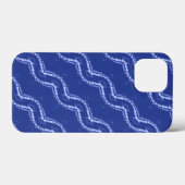 抽象芸術ブルーウェーブ Case-Mate iPhoneケース (裏面 (横))