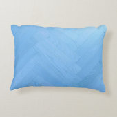 抽象芸術ブルーウッドフロアボード | アクセントクッション (裏面)