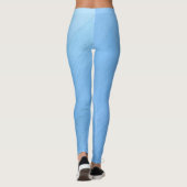 抽象芸術ブルーウッドフロアボード | レギンス (裏面)