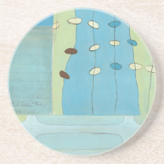 抽象芸術ブルーエッグパレード コースター (正面)