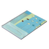 抽象芸術ブルーエッグパレード ノートブック (左側)