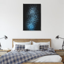 抽象芸術ブルーキューブ