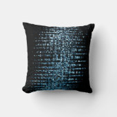 抽象芸術ブルーキューブ クッション (正面)