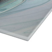 抽象芸術ブルーグリーンバタフライファンタジーフラクタルアート カッティングボード (角)