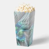 抽象芸術ブルーグリーンバタフライファンタジーフラクタルアート フェイバーボックス (はじけた状態)