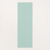 抽象芸術ブルーグリーンバタフライファンタジーフラクタルアート ヨガマット (裏面)