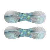 抽象芸術ブルーグリーンバタフライファンタジーフラクタルアート 野球ボール (パネル)