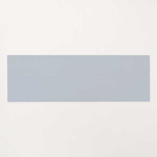 抽象芸術ブルーグレー水彩フラクタルアートフラワー ヨガマット (裏面(横))