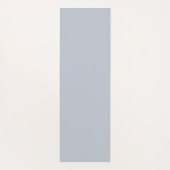 抽象芸術ブルーグレー水彩フラクタルアートフラワー ヨガマット (裏面)