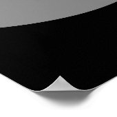 抽象芸術ブルーグレー白黒AP0001 ポスター (角)