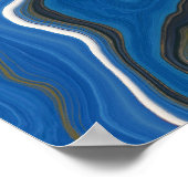 抽象芸術ブルースウォールポスター ポスター (角)