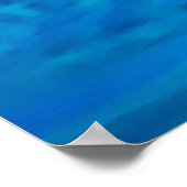 抽象芸術ブルースカイ ポスター (角)