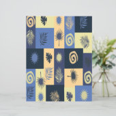 抽象芸術ブルースクラップブック紙 (スタンド正面)