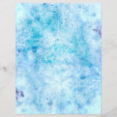 抽象芸術ブルーススクラップブック紙 (正面)