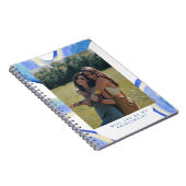 抽象芸術ブルースワール写真の花嫁の提案 ノートブック (右側)