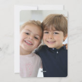 抽象芸術ブルースワール2枚フォトハッピーハヌカー シーズンカード (裏面)