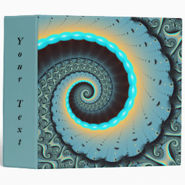 抽象芸術ブルーターコイズオレンジフラクタルスパイラル文字