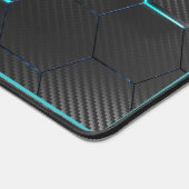 抽象芸術ブルーデスクマット！ デスクマット (コーナー)