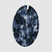 抽象芸術ブルードットアクリルオーナメント オーナメント (正面)